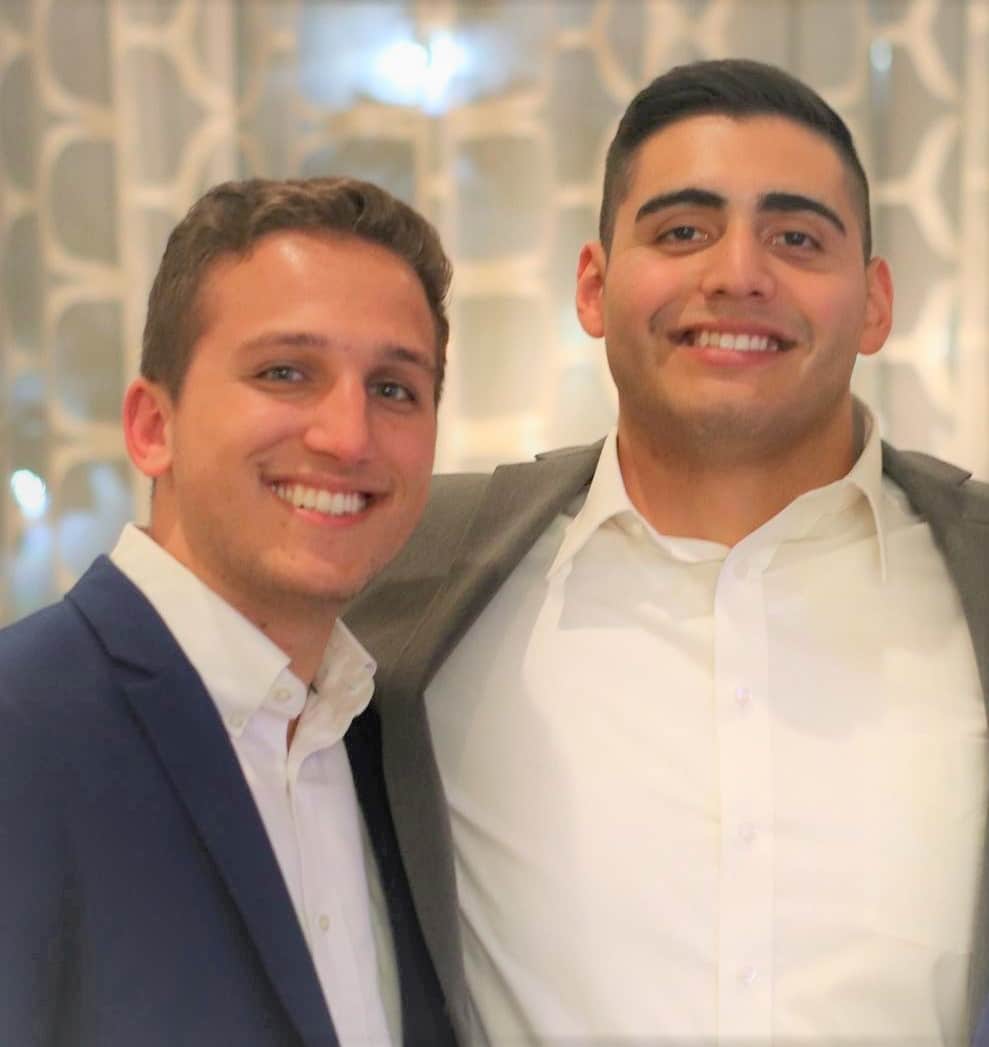 Alex Edinger and Jovan Sanson